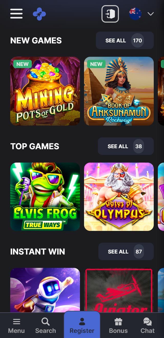 RocketWin Casino review lists all the bonuses available for NZ players today