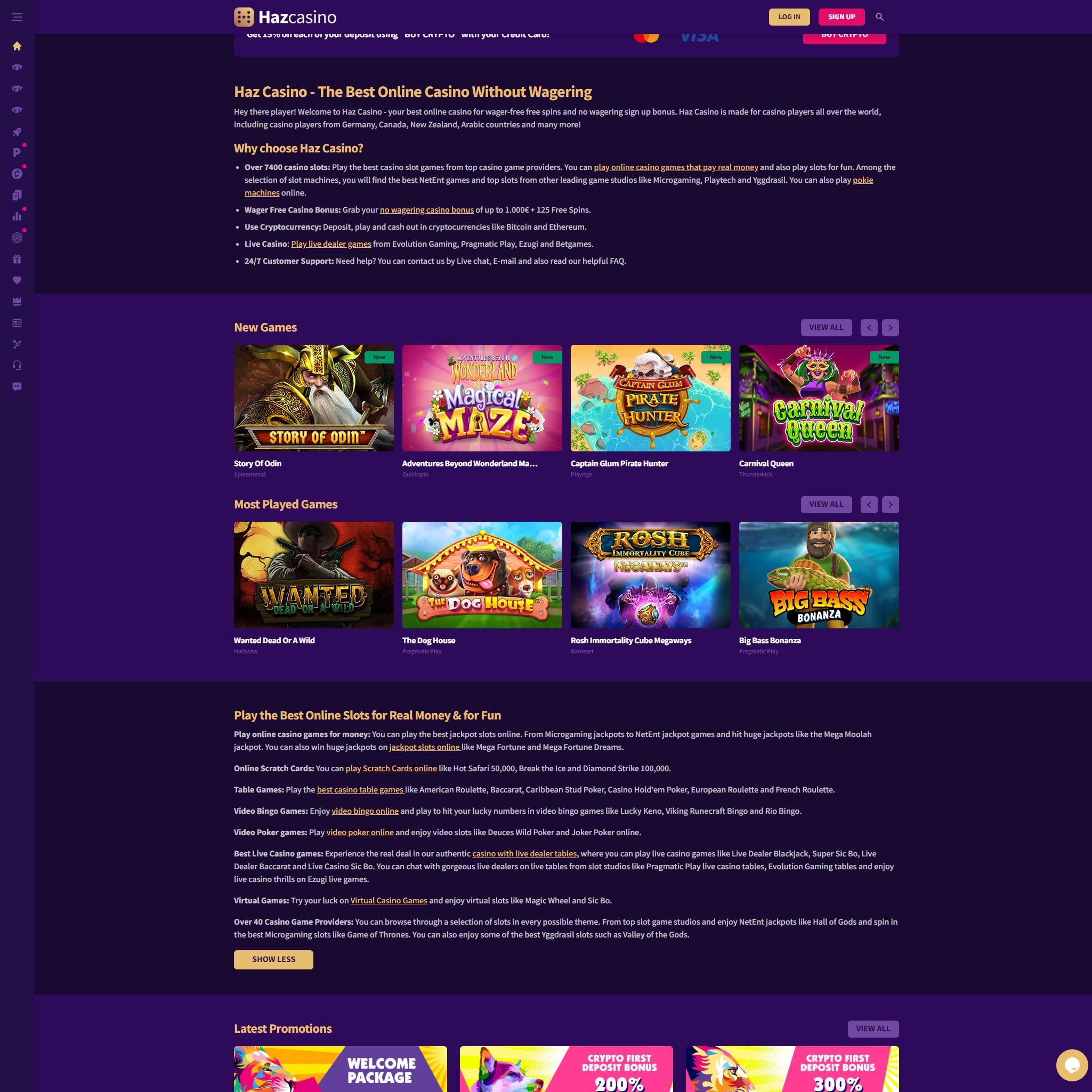 Haz Casino review