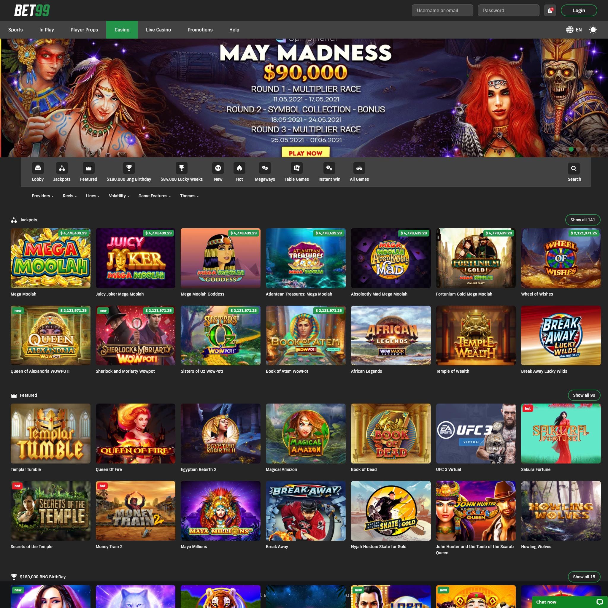 Bet99 Casino review