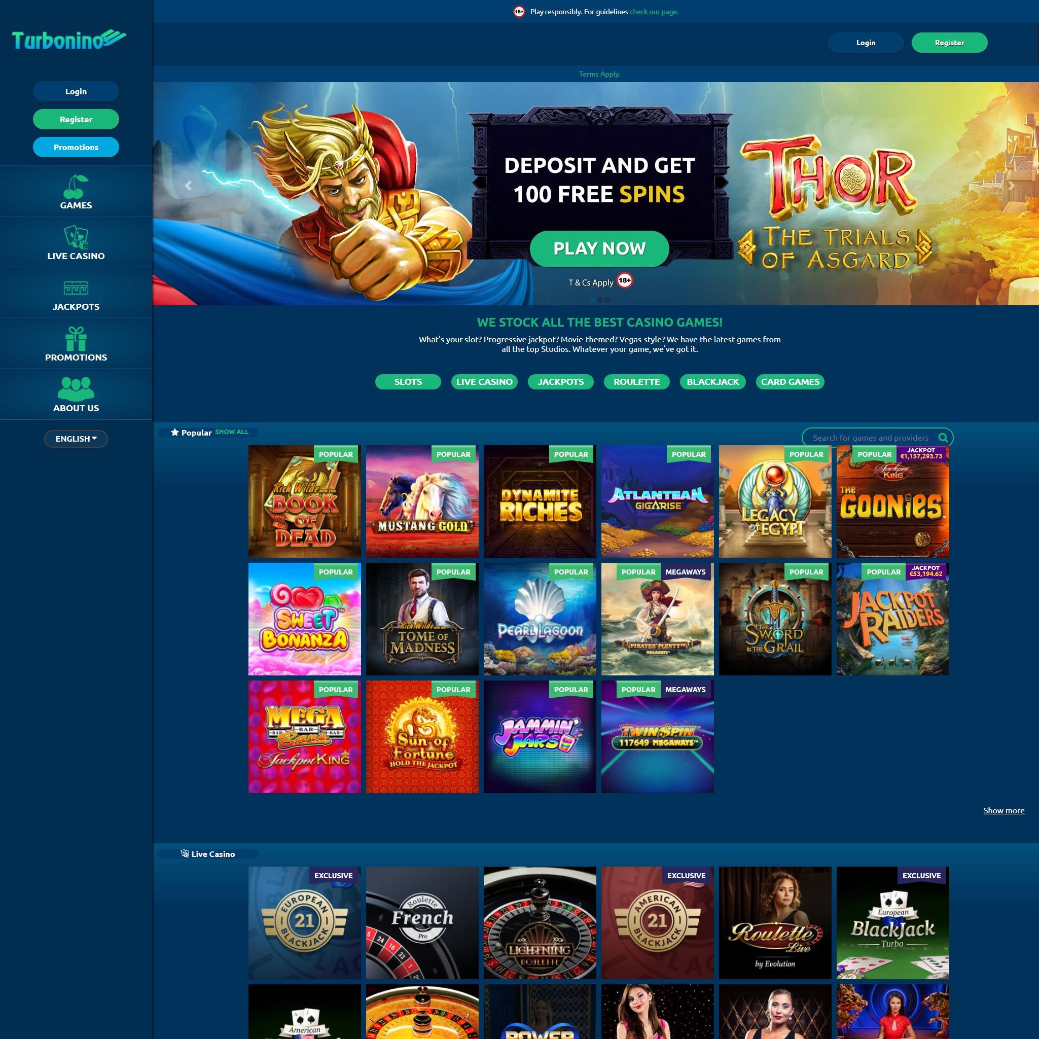 Turbonino Casino review