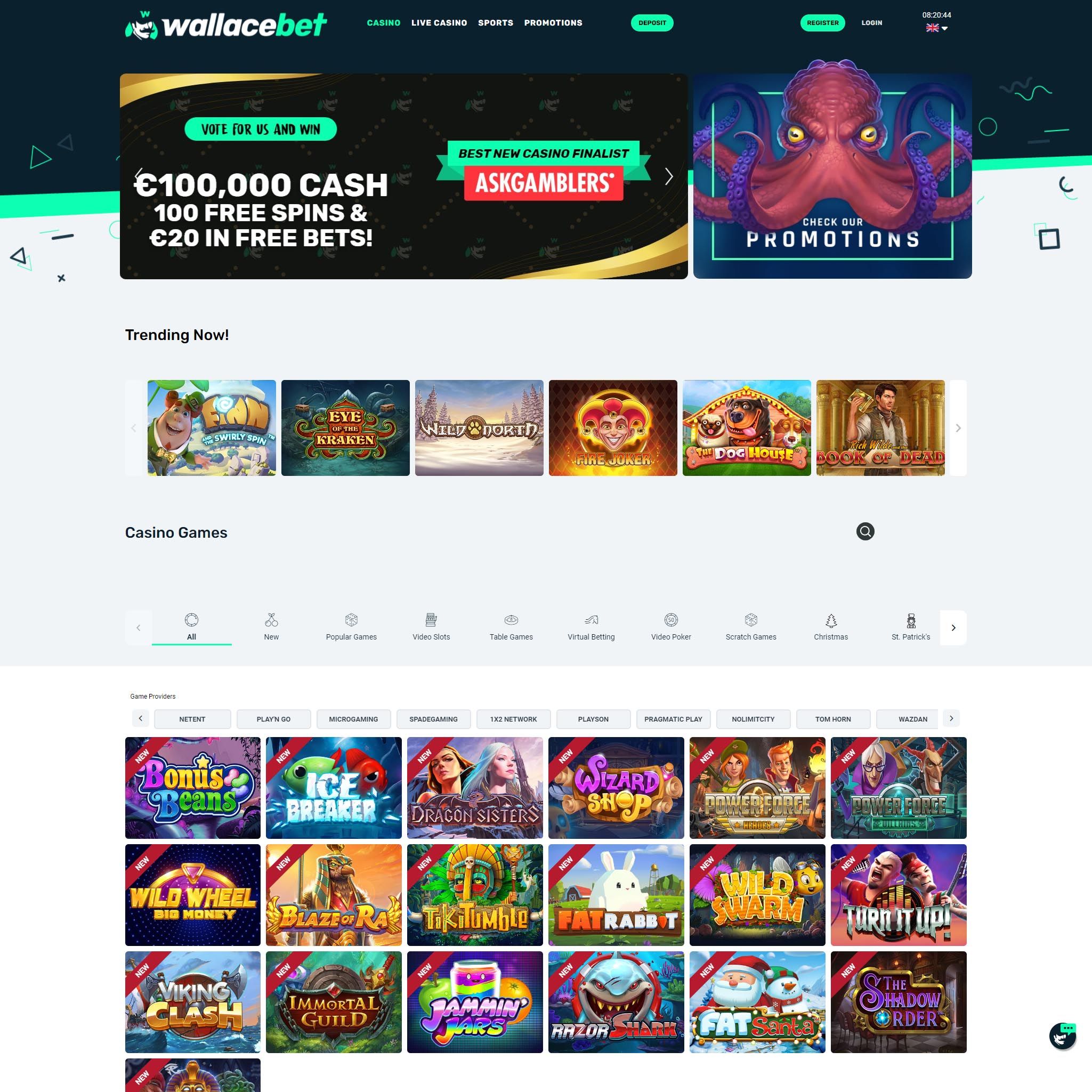 Suomalaiset nettikasinot tarjoavat monia hyötyjä pelaajille. Wallacebet Casino on suosittelemamme nettikasino, jolle voit lunastaa bonuksia ja muita etuja.