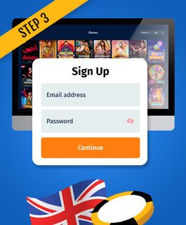 Register an account at a mobile free spin casino