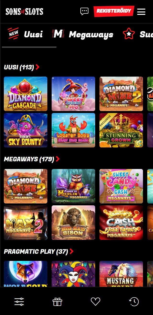 Sons of Slots Casino arvostelu listaa kaikki bonukset saatavilla sinulle tänään