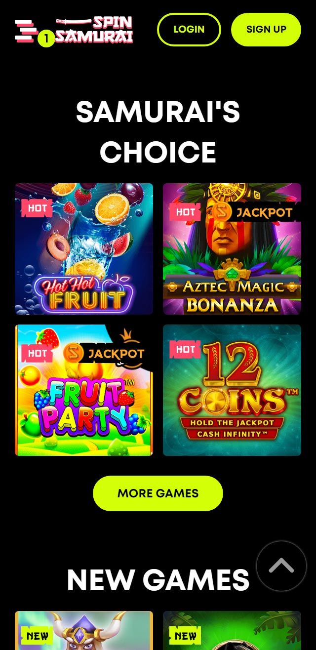 Spin Samurai Casino review lists all the bonuses available for you today